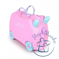 Детский чемоданчик на колесах  TRUNKI ROSIE PRINT HANDLES