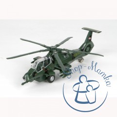 Модель - вертолет военный (свет, звук)
