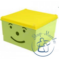 Ящик для игрушек tega smile bq-007 (300*300*180) - light green