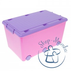 Ящик для игрушек tega chomik ik-008 (pink-violet)