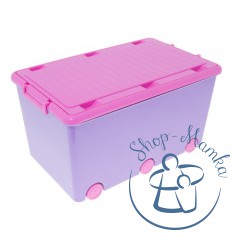 Ящик для игрушек tega chomik ik-008 (violet-pink)