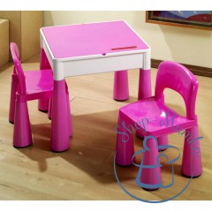 Комплект стол+2 стула  Tega Mamut Pink