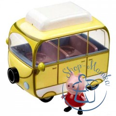 Игровой набор peppa - веселый кемпинг (автобус, фигурка пеппы)