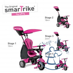 Велосипед детский трехколесный (для девочек) Smart-Trike Glow Розовый 