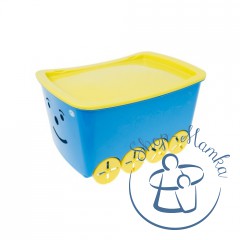 Ящик для игрушек tega play 52l bq-005 (light blue-blue)