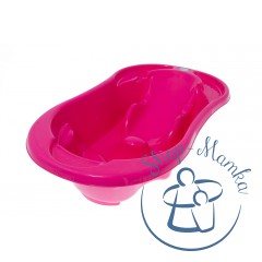 Ванночка tega komfort с терм-ом и сливом анатомическая tg-011 pink paste
