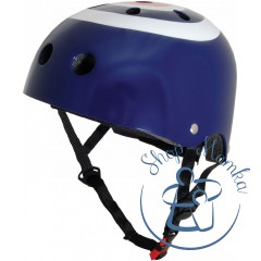 Шлем детский Kiddi Moto синяя мишень, размер S 48-53см
