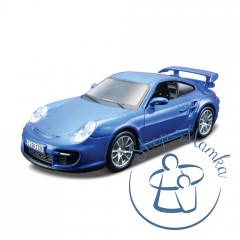 Авто-конструктор Bburago - porsche 911 gt2 (голубой, 1:32)
