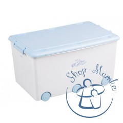 Ящик для игрушек Tega Rabbits KR-010 (white-blue) (шт.)