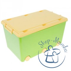 Ящик для игрушек tega chomik ik-008 (light green-yellow)