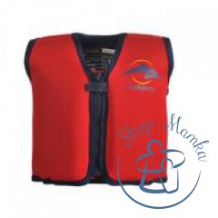 Плавательный жилет Konfidence Original Jacket, Цвет: Red/ Yellow, L/ 6-7 г (KJ01LC)
