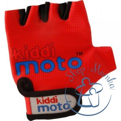 Перчатки детские Kiddi Moto красные, размер М на возраст 4-7 лет
